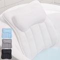 GORILLA GRIP Bath Pillow for Tub, 6 Strong Suction Cups, 4D Mesh, White by GorillaGrip