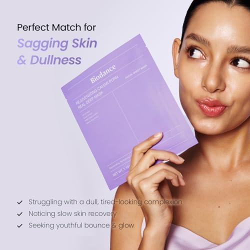 BIODANCE Rejuvenating Caviar PDRN Real Deep Mask, Overnight Hydrogel Face Mask, Skin Firming, Radiance, Enhancing Skin Recovery, Korean Skin Care, Self Care Gifts for Women | 1.19oz(34g) x 4ea - Image 6