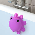 Bathtub Overflow Drain Cover - Tub Overflow Drain Cover, Soak Bath, Spa Accessories - Adds Inches of Water for Deeper Bath (Silicone, Hot Pink) by Abalter
