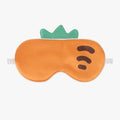 Orose Kids Silk Sleep Mask Cute Adjustable Original Design for Boys & Girls, Double-Sided Mulberry Silk, Cartoon Pattern, Toddler Eye Mask (Carrot)