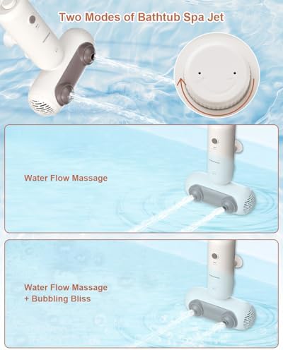 KokoSelene Bath Spa Jet for Bathtub with Dual Hydro Jets Daily Relax - Image 5
