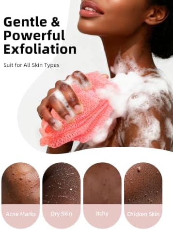 Cleangor 3Pcs African Net Sponge Authentic with Knots - Exfoliating Body - Image 2