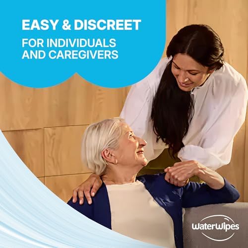 WaterWipes Sensitive Whole Body Cleansing Wipes, 99.9% Purified Water, XL Textured Wipes, Incontinence Care, Fragrance Free, 30 Count - Image 5