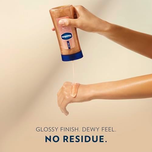 Vaseline Glazed and Glisten Sunlit Glow Body Gel Oil Shimmering 1ct, 6.8 Fl Oz (Pack of 6) - Image 7