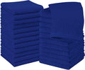 Utopia Towels 24 Pack Washcloths, 12x12 in, 100% Cotton, Royal Blue by UTOPIATOWELS