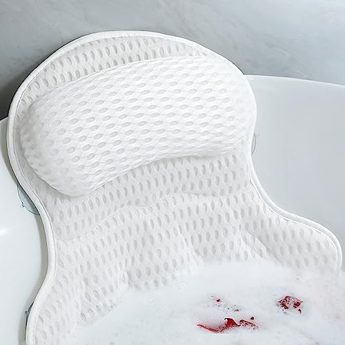 Bath Pillows for Tub - Soft, Relaxing Bathtub Accessory, Quick-Dry 4D Mesh by Unknown