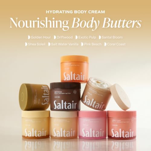 Saltair Multi-Lipid Body Butter | Shea Soleil Hydrating Cream | 10 oz - Image 4