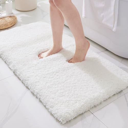 ILANGO Bathroom Rugs 60" × 24", Extra Soft Absorbent Microfiber Bath Rugs by ILANGO