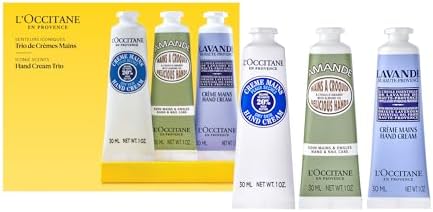 L'Occitane Hand Cream Classics 3-Piece Gift Set, Travel-Sized, Vegan Care by Unknown