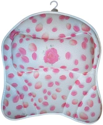 Luxury Bath & Hot Tub Pillow – Air Mesh Fabric, Quick-Dry with Hanging Loop, Head & Neck Support, Gift-Boxed Rose-Petal Design for Women, Mom, Wife, Girlfriend (Pink Rose Petals) - Image 5