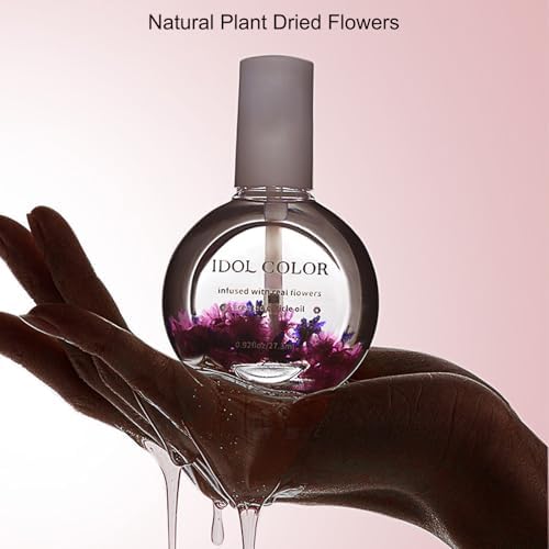 Flowery Scented Cuticle Oil, Infused with Real Flowers, Cuticle Revitalize Oil, Cuticle Remover - Cuticle Softener (0.92 fl.oz, CHERRY) - Image 4