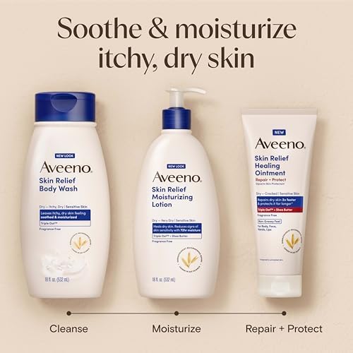 Aveeno Skin Relief Moisturizing Lotion, Fragrance-Free, 8 oz - Image 6