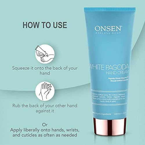 Onsen Secret Cuticle Conditioner Cream 30ml & Japanese Anti-Aging Firming Hand Lotion 135ml Bundle. Cuticle Oil Nail Care Serum Sooth, Repair & Strengthen Cuticles & Nails + Anti Aging Hand Cream - Image 5