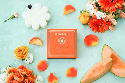 Spongellé Lily of The Valley Wild Flower Bath Sponge with Box for Mothers Day Gift | Built-in Body Wash & Body Scrubber, Shower Loofah Sponge for Women | 14+ uses - Image 3