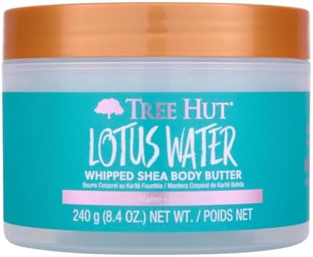 Tree Hut Lotus Water Whipped Body Butter with Shea Butter, 8.4 Ounce (Pack of 12) by TreeHut