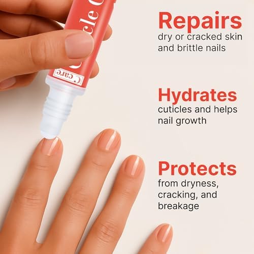 C CARE Pomegranate and Fig Roll-On Cuticle Oil | Natural Revitalizing Hydrating Nail Oil | Repaires Cuticles Overnight | Remedy For Damaged Skin And Thin Nails | Paraben Cruelty Free Formula | 10ml - Image 3