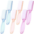 6 PCS Handle Grip Nail Brush,Hand Fingernail Cleaner Brush Manicure Tools Scrub Cleaning Brushes for Toes and Nails Cleaner (Multicolor) by MODENGKONGJIAN