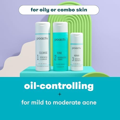 Proactiv 3 Step Acne Treatment - Benzoyl Peroxide Face Wash, Repairing Acne Spot Treatment for Face And Body, Exfoliating Toner - 60 Day Complete Acne Skin Care Kit - Image 6