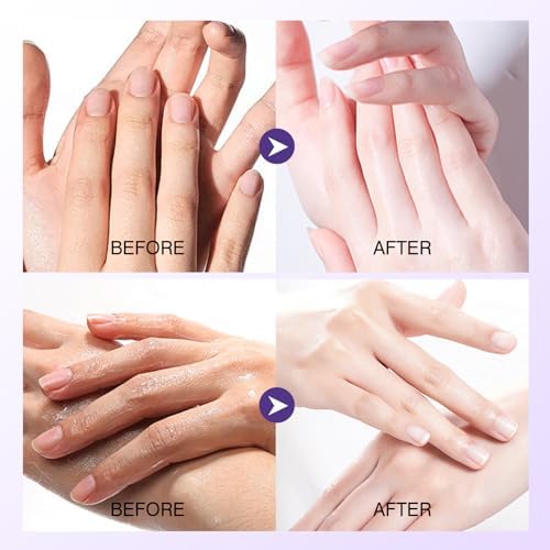 Mositurizing Hand Masks with Lavender, Hydrating Hand Glove for Dry Cracked Hands,Hand Mask Gloves for Soft and Smooth Touch Hands（3Pack） - Image 2