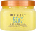 Tree Hut Dewy Daisy Body Scrub, Exfoliating Sugar Scrub, Vegan, 18 Ounce (Pack of 12) by TreeHut