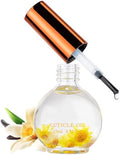 Cuticle Oil, Vanilla Cuticle Nail Oil Infused with Real Flowers 15ml by JiashengDirect