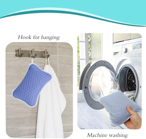 Bath Pillows for tub,Home Spa Pillows for Bathtub, Hot Tub,Head and Neck Support with 2 Strong Suction Cups,New Purple - Image 5