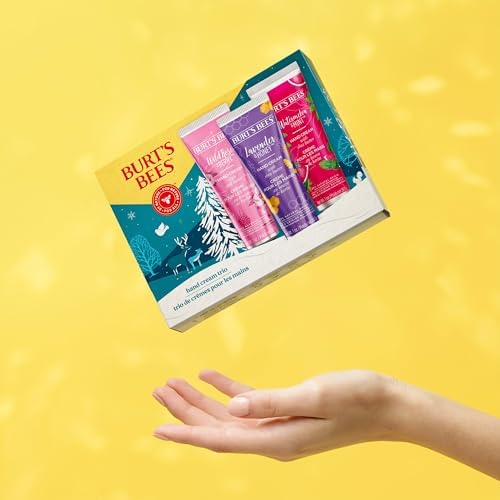 Burt's Bees 3 Body Skincare, Shea Butter Hand Cream Trio Set - Lavender Honey, Watermelon Mint & Wild Rose Berry (3-Pack) - Image 2