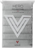 VOLO Back Bar Hair Towel, 6 Pack, Quick Dry Salon Towels for Hair Care, Hair Stylists, Spa, Home, Ultra Soft & Super Absorbent Nanoweave Hair Towel Wrap for Women, Small, 28" x 16" (Luna Gray)