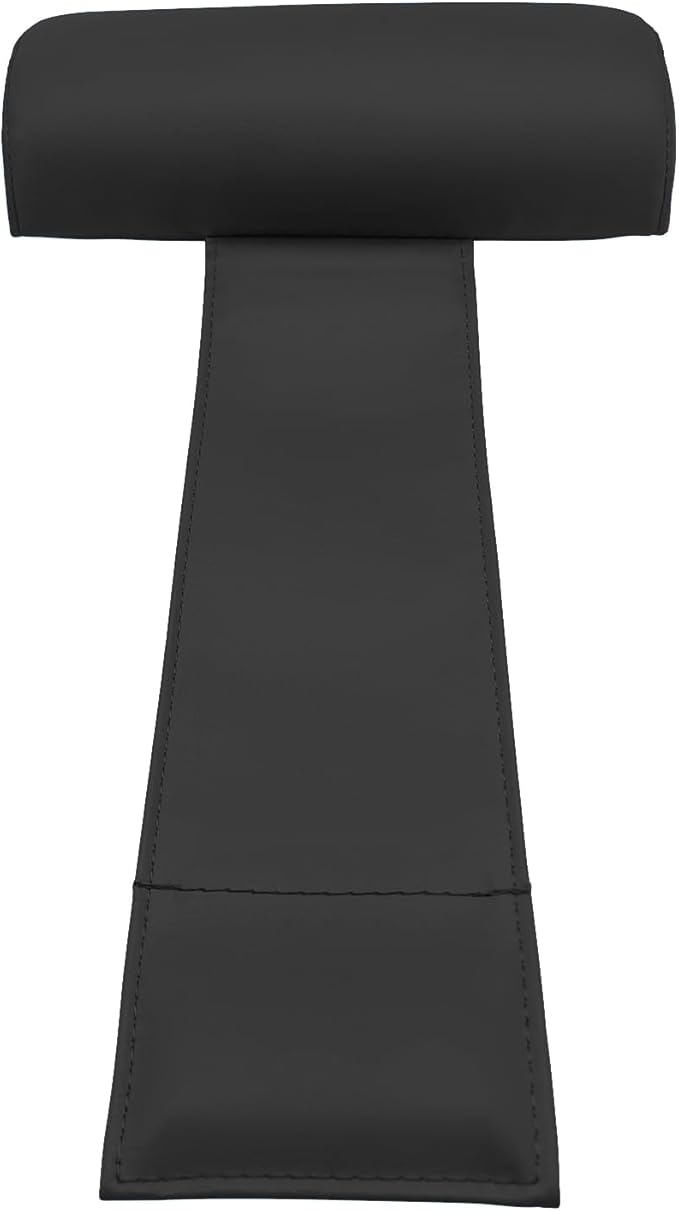 Poolzilla Universal Black Spa Pillow, Made of Soft Foam for Outdoor Hot Tubs and Chaise lounges - Adjustable Headrest and Weighted that Fits Any Spa