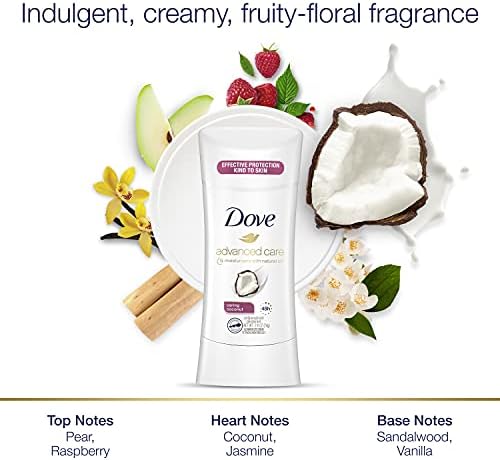 Dove Antiperspirant Deodorant with 48 Hour Protection Caring Coconut Deodorant for Women 2.6 oz (Pack of 2) - Image 7