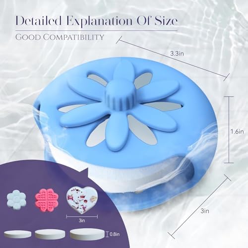 Shower Steamers Tray Blue, Shower Steamer Holder with Big Suction Cup - Image 4