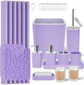 XLHOMO Bathroom Accessory Set - Bathroom Sets with Shower Curtain and Rugs by BetterbathroomwithXLHOME