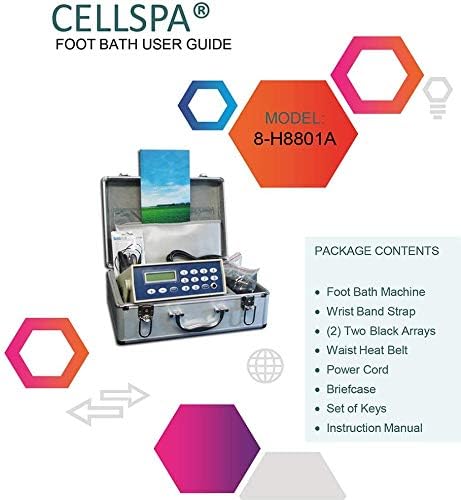 Fir Belt Chi Ionic Ion Detox Machine Foot Bath Aqua Spa Cleanse (UNSCENTED)