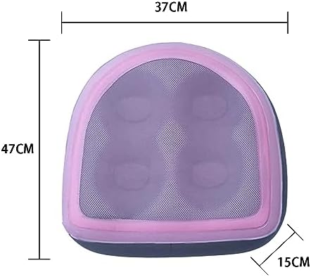 Hot Tub Seats for Adults, Inflatable Hot Tub Accessories with Suction Cup and Mesh, Inflatable and Water-Filled Dual Purpose Hot Tub Booster Seat Comfortable Soft Hot Tub Cushion (Pink) - Image 3