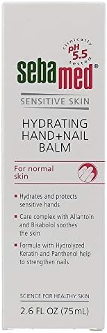 Sebamed Hand and Nail Balm pH 5.5 for Sensitive Skin Hypoallergenic Non-greasy Dermatologist Recommended Moisturizer 2.6 Fluid Ounces (75mL) - Image 4