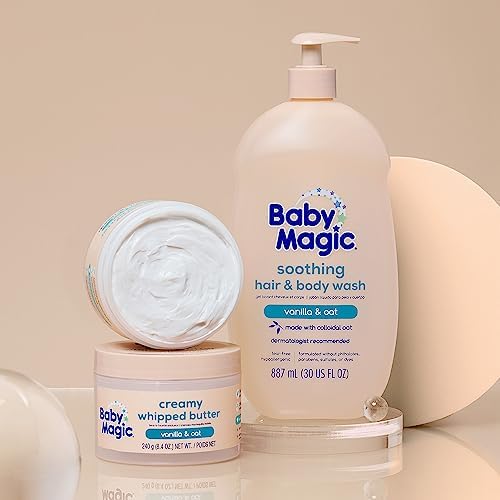 Baby Magic Creamy Whipped Butter Vanilla Oat, 8.4 oz (Pack of 2) - Image 7