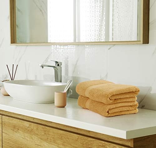 Utopia Towels 8 Piece Luxury Towel Set – Majestic Plush, Super Absorbent & Quicker-to-Dry, Thick 100% Ring Spun Cotton Towels for Bathroom, Spa & Hotel – 2 Bath, 2 Hand, 4 Washcloths, Champagne - Image 5