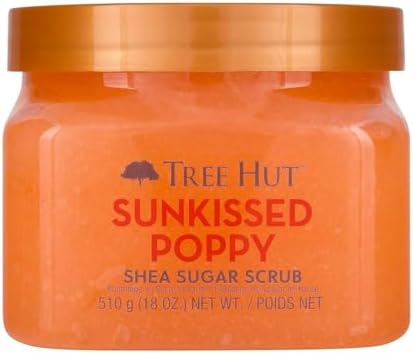 Tree Hut Shea Sugar Scrub, Sunkissed Poppy, 18 oz by TreeHut