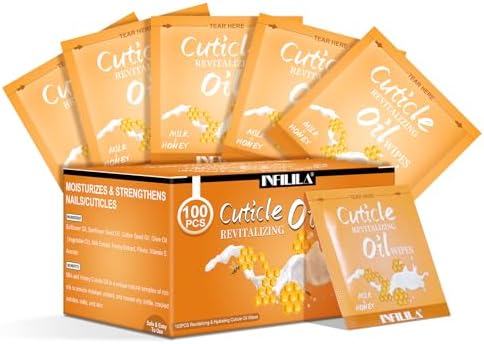 NXJ INFILILA 100PCS Cuticle Oil for Nails,Mini Cuticle Oil Bulk for Travel by INFILILA