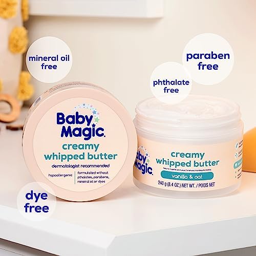 Baby Magic Creamy Whipped Butter Vanilla Oat, 8.4 oz (Pack of 2) - Image 4