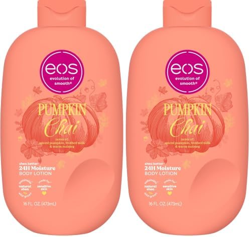 eos Pumpkin Chai Shea Better Body Lotion - 24H Moisture, 16 fl oz (Pack of 2) by eosproducts
