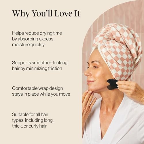 Kitsch XL Microfiber Hair Towel Wrap for Women - Image 5