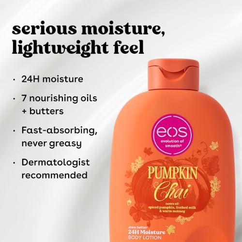 eos Pumpkin Chai Shea Better Body Lotion - 24H Moisture, 16 fl oz (Pack of 2) - Image 4