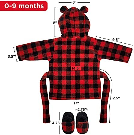 Rising Star Baby Toddler Robe Or Kids Robe for Girls and Boys - Kids & Baby Bath Robe Spa Set with Washcloth or Slippers - Image 6