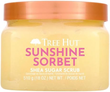 Tree Hut Shea Sugar Scrub, Sunshine Sorbet, 18 Fl Oz, 18 Ounce (Pack of 12) by TreeHut