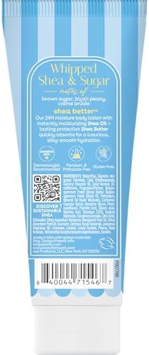 eos Shea Better Travel Size Body Lotion, Whipped Shea & Sugar, Limited Edition Skin Care, 24-Hour Moisture, Body Lotion for Women, travel size toiletries, Vegan, 2.5 fl oz - Image 2