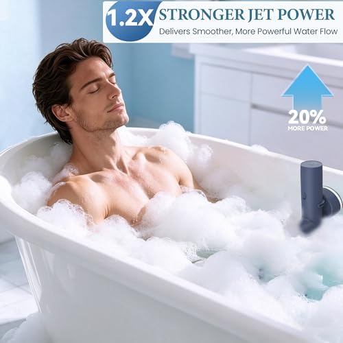Bath Jets for Tub, Cordless IPX7 Rechargeable Bath Jet or Bubble Modes - Image 2