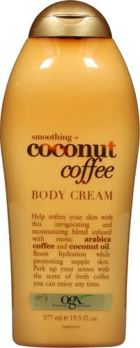 OGX Smoothing + Coconut Coffee Body Cream 19.5 oz,(Pack of 4) - Image 2