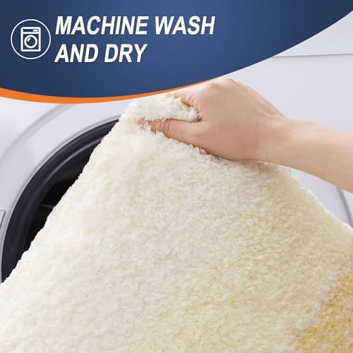 OLANLY Bathroom Rugs Mat 36x24, Extra Soft Absorbent Microfiber Bath Rugs - Image 6