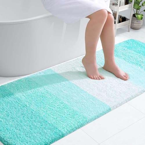 OLANLY Bathroom Runner Rug 70x24, Extra Soft Absorbent Microfiber Bath Rugs by OLANLY